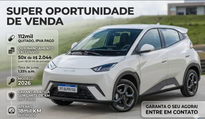 BYD Dolphin Mini (Elétrico) 2026