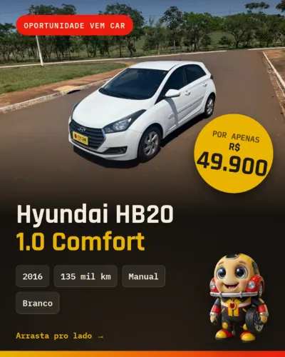 Hyundai HB20 Comf./c.plus/c.style 1.0 Flex 12V 2016