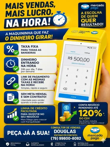 Maquininha do mercado pago