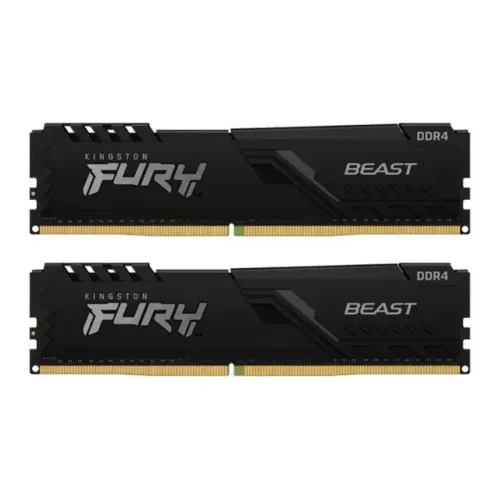 Memória RAM Kingston Fury Beast, 16GB (2x8GB), 3600MHz, DDR4, CL17