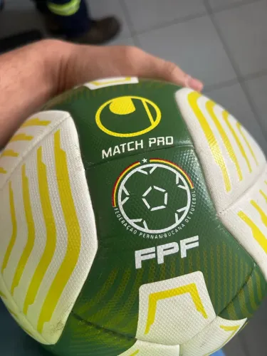 Bola match pro federação pernambucana de futebol original profissional