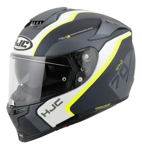 Capacete Hjc Rpha 70 Kroon Preto Branco E Verde - Tam 61