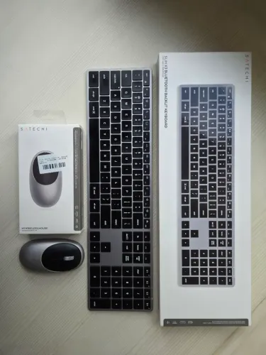 Satechi Teclado Slim X3 + Mouse M1 Sem Fio Apple MacBook