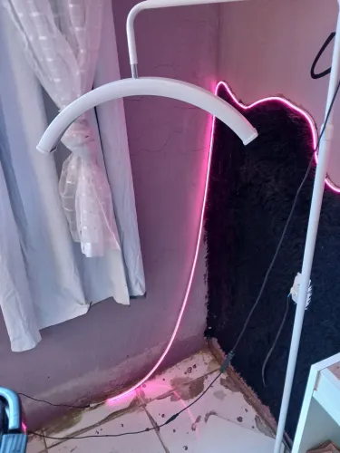 Led iluminaria meia lua