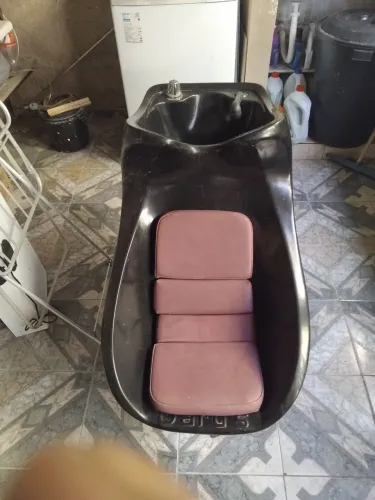 Lavatório de cabelo para salão , usado