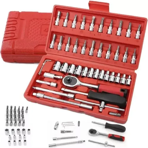 Kit ferramentas com 46 peças novos lacrados