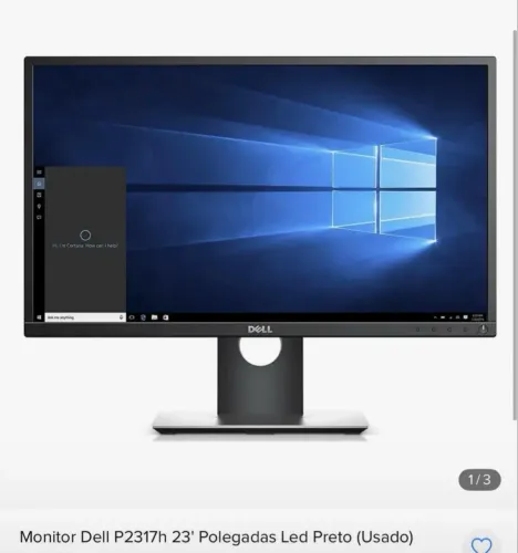 Monitor Dell P2317h 23' Polegadas Led Preto