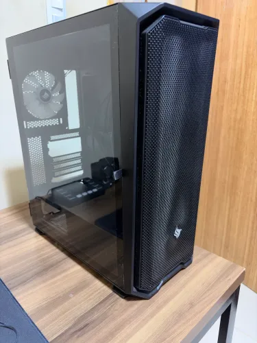 Gabinete Pichau Gadit 2 Black com 4 fans RGB