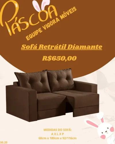 Sofá retrátil 