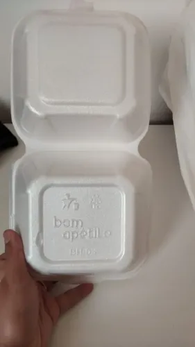 Embalagem de isopor da marca - Bom Apetite (modelo BH-03)