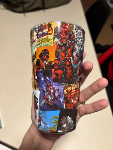 Copo Deadpool Marvel Original Paladone - Novo na Caixa