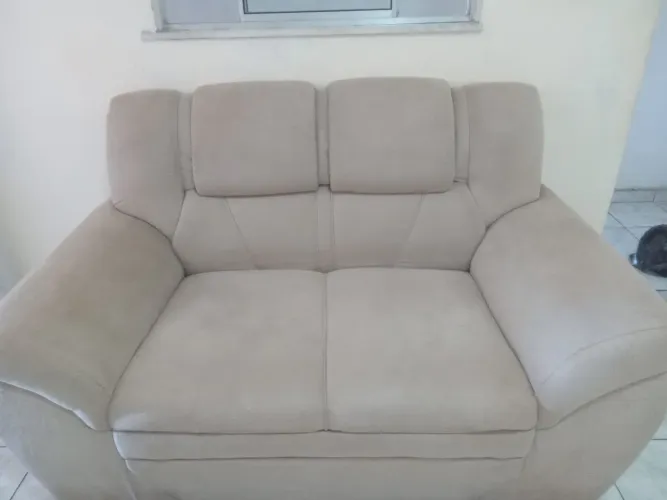 Sofá e cama box solteiro