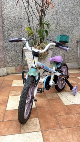 Bicicleta Infantil Bandeirante Frozen Aro 16