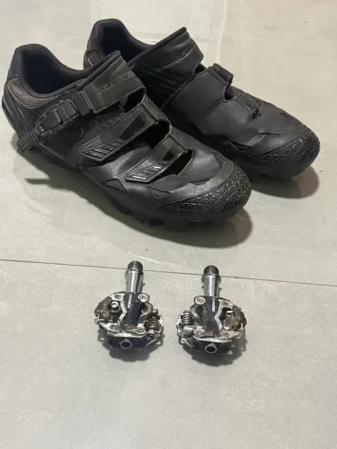 Sapatilha + Pedal Bike MTB