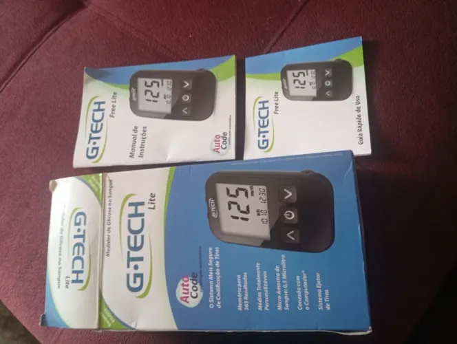 Aparelho medidor glicose marca g tech