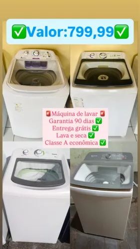 Máquina de lavar/ 11 kg 12 kg  9kg , garantia 90 dias / entrega grátis 