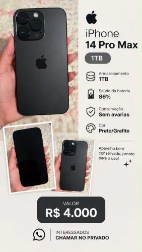VENDO IPHONE 14 PRO MAX 1TB
