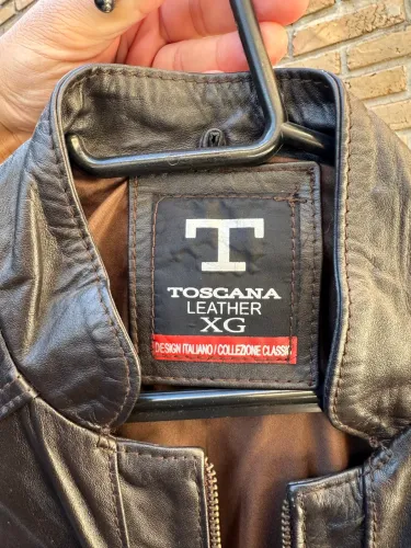 Jaqueta de Couro Legítimo Toscana Leather Original | Muito Conservada | Tam. XG