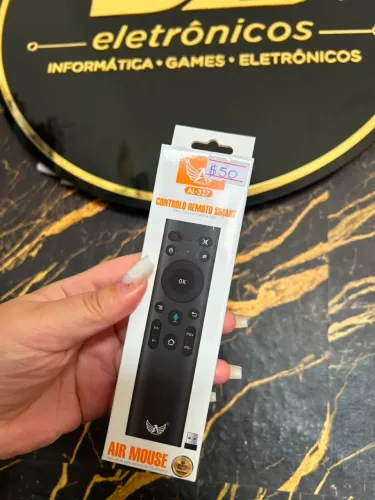 Controle Air mouse com comando de voz