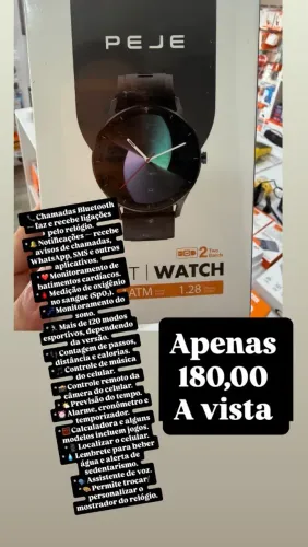 Relógio inteligente peje
