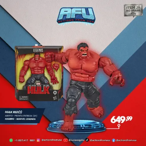 Hulk Red Marvel Legends Hasbro