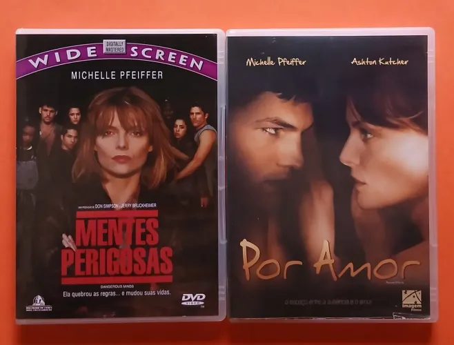 Dvd Mentes Perigosas (Encarte Interno) + Por Amor - Michelle Pfeiffer