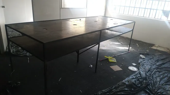 Mesa para trabalho industrial 