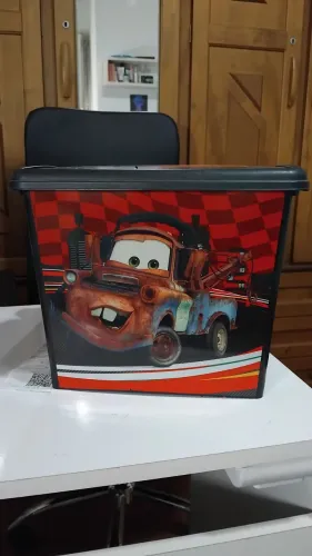 Caixa de brinquedos Carros