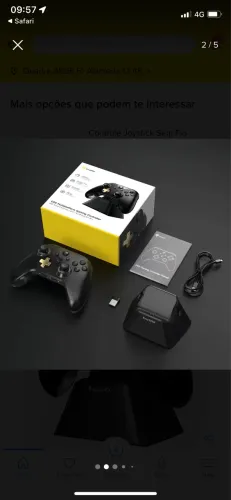 Controle EasySMX D05 - Bluetooth / Wireles