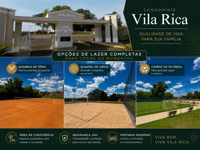 810 m2 Cond.Vila Rica Dracena SP