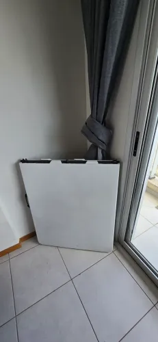Mesa acampamento grande dobrável