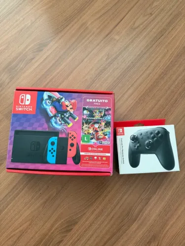 Nintendo Switch + controle extra