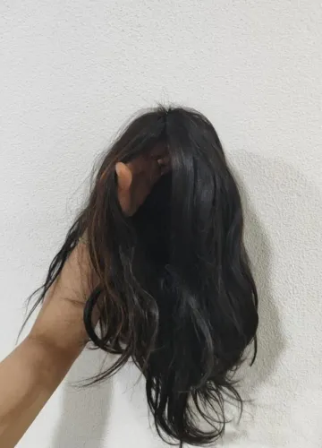 Peruca cabelo humano 600reais