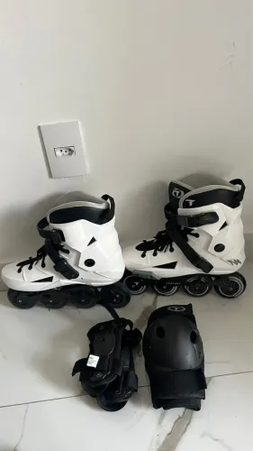 Patins Traxart + Kit de Proteção Completo | Estado de Novo | Usado Apenas 1x
