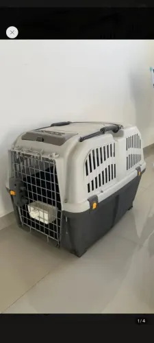 Vendo caixa para transportes de animais com rodinhas