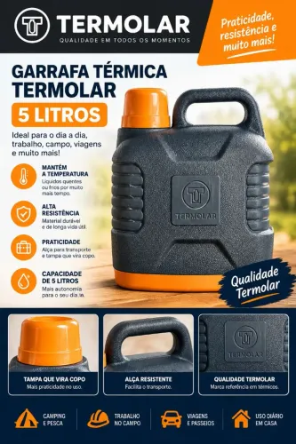 Garrafa Térmica 5l TERMOLAR
