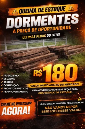 QUEIMA DE ESTOQUE!! DORMENTE B