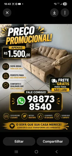 Sofá de qualidade