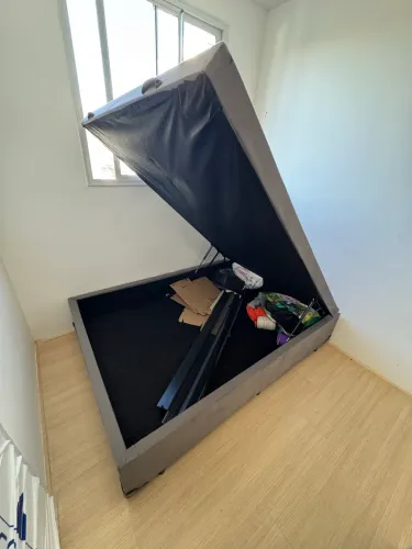 Cama baú box casal