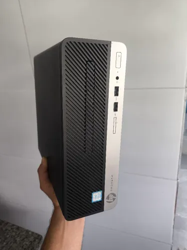 CPU hp ddr4 i5 7500 SSD 128gb 4gb ddr4 fonte 80plus display port VGA USB 3.0
