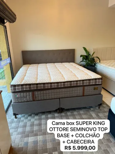 Cama Box SUPER KING OTTORE SEMINOVO - ENTREGO