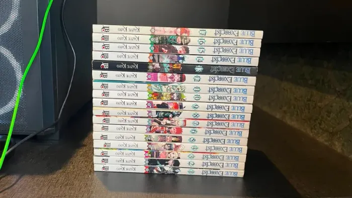 manga blue exorcist volumes 1 ao 17