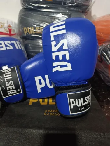 Luva de Boxe e Muay Thai Pulser 12 Oz em Couro de microfibra