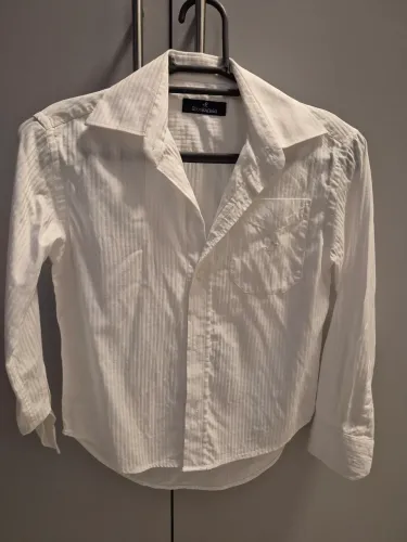 Camisa social manga longa Brooksfield 4 anos.
