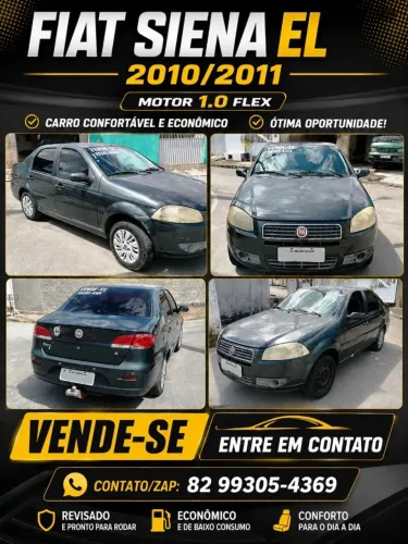 Fiat Siena EL 1.0 MPI Fire Flex 8V 4P 2011