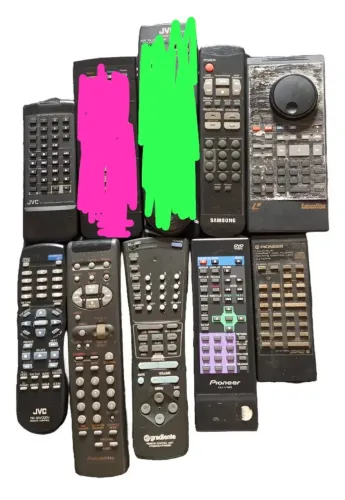 Controle Remoto Para Vídeo Cassete Som Dvd Ld Leia Descrição #av