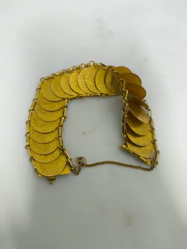 Pulseira árabe de ouro 18k