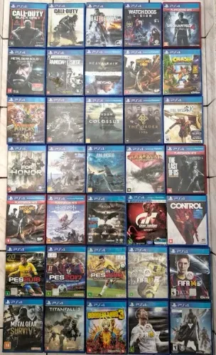 JOGOS DE PS4 TODOS ORIGINAIS