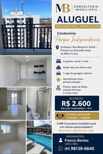 Alugo ou vendo lindo Apartamento no Condomínio Parque Independência