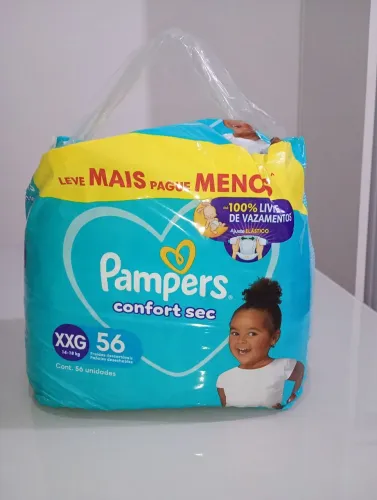 Vendo Fralda Pampers Confort Sec, Tamanho XXG